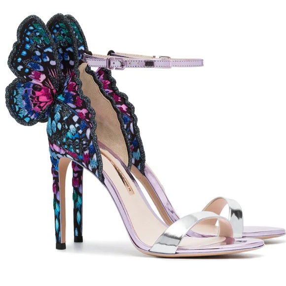 Sophia Webster Shoes - NIB Sophia Webster Blue Embroidery Chiara Sandals